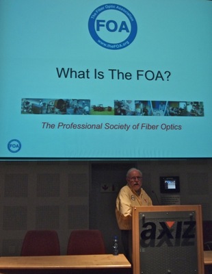Jim Hayes, FOA, at the Johannesburg seminar
