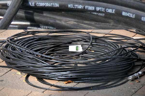 racetrack fiber optic cables