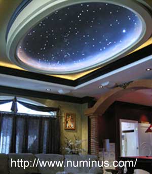 fiber optic lighting -  star ceiling