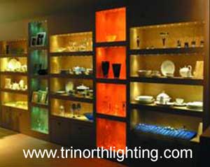 fiber optic lighting - displays